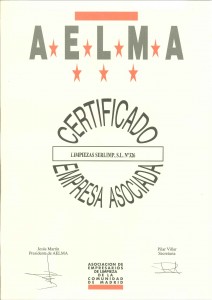 Certificado AELMA